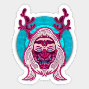 The Ocean Ghost (Cyan) Sticker